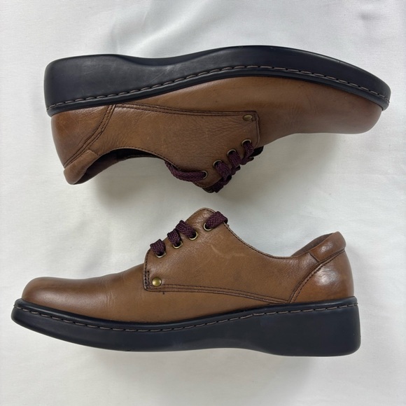 Naturalizer Leather 90’s Y2K Lace Up Comfort Oxford Dressy Shoes Brown Size 6.5 - Picture 9 of 15